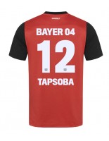 Bayer Leverkusen Edmond Tapsoba #12 Domácí Dres 2024-25 Krátký Rukáv